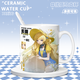 Kyt Swimsuit Phoebe Canterella Zanne Sommer Battle Linkage Peripheraler Precision Becher Wasserbecher Kaffeetasse [weiße Single Tasse] TJ4877 Exquisit [Muk] + Löffel + Tasse Deckel + Coaster