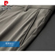 皮尔卡丹（pierre cardin）高端桑蚕丝休闲裤男士中年春秋季商务西裤宽松正装免烫抗皱长裤子 16761款-蓝色 31 【腰围二尺四】