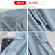 Blue American work pants for women in summer high waist wide legs draping loose straight tube quick-dry parachute quick-drying sports pants Ant-687 [Yellow] 2XL