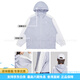 卡尔美（KELME）/2025夏季休闲轻薄款防晒服风衣女运动户外皮肤衣外套 白色 S 155