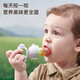 Baby food bite bag Fruit and Vegetable Silicone extrusion molar stick teether baby eating fruit supplementary utensils for home white without base 1 pack