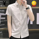 Playboy (Playboy) Camisa de manga corta Camisa de verano para hombres Camisa para hombres estilo coreano Camiseta de pulgada informal gratis de estilo Light Corner 844 844 Caki M 80-104Jin [Jin equivale a 0.5 kg]