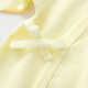 Balabala baby onesie baby pajamas newborn crawling clothes 2025 two-piece cute literary white and yellow tone 00313 80cm