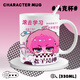 Mengqibao Hardcore One-Middle Cup Peripheral Q Version Rong Xingye Keramik mit Löffel Coaster Bug Keramic Cup Water Cup