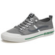 Sustyle Luxury haut de gamme Chaussures masculines Chaussures blanches haut de gamme respirant 25 nouvelles chaussures en toile pour hommes décontractés de cartes de soie glace de glace blanc 39