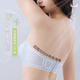 Song Vanchi strapless underwear for women with small breasts gathered and collected breasts in summer thin non-slip invisible strapless beautiful back bra Champagne color S [Recommended 32/70ABC]