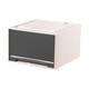 Tlxt Armario de almacenamiento Cajero de almacenamiento Tipo de ropa Caja de almacenamiento Caja de ropa para la ropa del hogar Gabinete de almacenamiento de ropa interior transparente C3523 Profundidad 45* Ancho 35* Altura 23cm Color de té de un paquete Calidad de exportación/Sin instalación