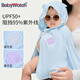 Babywatch Baby Sonnenschutzmittel Cape Cloak kleine monatliche Baby-Baby-Babys dünne atmungsaktive UV Anti-UV-Sommer-Eisdraht-Sonnenschutzkleidung [Original UPF50+ Sonnenschutz] Cool Stoff-Blue 80 (alle Größe)