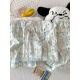 Modal three-piece set of cherry bear pajamas for women in summer short-sleeved cute cartoon loose cloud cotton summer home clothing set JS-9902# Star KT cat Three-piece set-cloud cotton M code 155-162 Weight 100 Jin [Jin equals 0.5 kg]