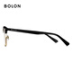Bolon Tyrannosaurus Brille Myopia Gläses Rahmen Business Eyebrow Rahmen optischer Rahmen, der vielseitig für Männer und Frauen BJ6172 B12 Golden Gloss Black Rahmen + Yishi Road 1.67A4 (empfohlen innerhalb von 800 Grad)