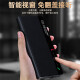 Carrenton Suitable for Huawei x5 mobile phone case Huawei mate x5/x6 collector's version mobile phone case genuine leather full-pack anti-fall ultra-thin folding flip magnetic phone case Huawei X5/collection [black]+ send inner screen film
