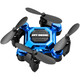 
The same mini folding drone remote control aircraft aerial photography quadcopter children's toys for primary school students small-sized black-intelligent height-no aerial photography luxury configuration 4 battery 2 charging cable