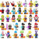 Serie de animación de bloques de construcción chinos Dragon Ball Vegeta Sun Wukong Broly Blocks Building Blocks Model Model Wm2694-Sun Wukong
