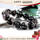 Eternal symbol light luxury collection grade natural black silver titanium crystal bracelet black warrior dragonfly hair bracelet female black hair crystal birthday gift collection grade black silver titanium-20mm