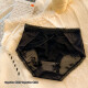 
Cool French satin sexy lace mesh underwear for girls 2025 new summer thin women's briefs y3883-green + skin tone + pink + purple 0 strips 10XL m suitable for 80-100Jin [Jin equals 0.5 kg]