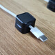 Desktop -Kabel -Manager Mobile Ladekabel -Netzwerkkabel Kabelkabel Artefakt -Hub -Clip -Management Daten Kabelklemme Speicher 6 Runde Formen - Masse Schwarz