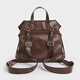 Charles/Keith25 Осень Новый продукт Большая емкость Retro Commuter Knot рюкзак CK2-60671790 Стабильный кофе Brown M