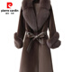 
Piercadan fur coat for women 2025 winter new mid-length collar fur integrated snow fox sable coat noble lady celebrity black [counter quality] XL recommended 80-110Jin [Jin equals 0.5 kg]