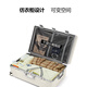 Paul Frank aluminum frame suitcase large capacity trolley case thickened suitcase light sound universal wheel business trip suitcase anti-pressure password box Yaoyehei/multi-function upgraded version 32-inch larger box 33-inch regular box