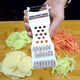 Kitchen Grater Multifunctional Vegetable Peeling Potato Shred Artifact Scratching and Shredding Fruit Grater Vegetables High Quality 2 Pieces Red White No Specifications