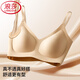 浪莎（LangSha）美背粉底液内衣女隐形无痕胸大显小新款吊带文胸罩 细肩带1件体验装 【隐形肤】 M (80-100斤)