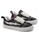 Lightning X Storm Picasso Gemälde Co-Branded Xiaoxiang Style Casual Lightning Bread Schuhe Paar Leinwand Sportbrettschuhe Männer und Frauen D6227 Black Jade Black 40
