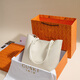 Guski Französische Luxusmarke One-Shoulder 2025 Neue Top-Layer Cowide Ladies Tote Bag Valentinstags Geburtstagsgeschenk für Frauen im Off-Weiß [Cream] Senden Sie Ihre Freundin zu Ihrer Frau zu Ihrer Mutter