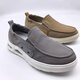 Shachi Men's Chaussures 25 Nouvelles chaussures en tissu chaussures paresseuses Chaussures décontractées pour hommes Popcorn Bottom Televas Chaussures gris 3883 38