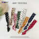 ins Fengbo dots small long streamers versatile fashionable silk scarf tie neck small square scarf tie belt slender narrow scarf ZH8601-black 86*5cm