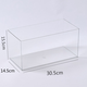 Yonghuan Andere Aufbewahrungsboxen transparente Acrylküchen -Stäbchen -Kosmetik Workstation Schreibwarengröße großer rechteckiger hoher Pumpe 4877 Seiten U Transparent Korb mittelgroß 1 pt hohe transparent