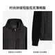 K-Boxing Men's Wear (K-Boxing) Autumn and Winter Fashion Spliced Short Jacket Thin Cotton Clothes BMDE3101 Black L