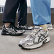 亚瑟士（asics）kahana tr v4银色夏季新款透气运动鞋复古男鞋跑鞋 1203A497-100【黑白色】 37