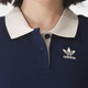 阿迪达斯 （adidas）三叶草女装 POLO PAD TANK 短款自带胸垫运动紧身翻领背心 KE3893/深靛蓝 S