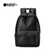 ONRF-Rucksack für Männer große Kapazität modische vielseitige Schulbeutel-Rucksack für Frauen Reisen lässig Computertasche Leder High-End Black_f1049