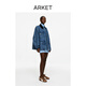 Arket Ropa para mujeres Algodón puro Algodón suelto Juque de mezclilla Azul 1263296001 Azul xxs 155/76a 32