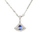 Colorful Jewelry Stone of Hope S925 Tanzanite Pendant Necklace 6*3