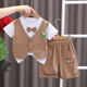 G. Duckkids Kinderbekleidung Jungen Anzug Summer Dünne Baby Kinderkleidung Jungen Handsome Kurzärmel-Hemd Baby Jahrt
