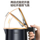 Midea kettle electric kettle double-layer anti-scalding all-steel food grade 304 one-piece seamless liner electric kettle household 1.7L large capacity tea making new year product SH17X2-301