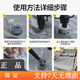 梦多福车载充气床垫汽车后座睡觉神器suv轿车后排睡垫车载床垫旅 加厚升级护头挡+儿童挡丨暮光灰