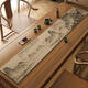 Tiger à trois animaux de la rivière mille miles et de la montagne table de table de table de thé à thé chinois zen table de thé à thé absorbant à thé absorbant peut être personnalisée
