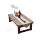 Baie de Yonghuan Small Table Pliage Table Kang Table Tatami Tatami Petite table basse Étude Basse Baie de baie vitrée Couleur - Table Kang pliant 12048