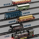 Simulada Electric Retro Retro Thomas Train Pack Toys Toys de alta velocidad para niños Modelo de automóvil de automóviles de alta velocidad Batería - Locomotora eléctrica retro + 3 carro + 14 vías