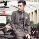 Playboy (PLAYBOY) casual small suit men's suit Korean style slim business formal suit men's suit jacket groom wedding dress 147 meters white (three-piece suit for shirt) 2XL