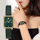 阿玛尼（Emporio Armani）七夕情人节礼物】[官方]手表时尚方盘小绿表石英表皮带AR11149 AR11149【方盘小绿表】 情人节礼 24mm
