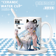 Kyt Swimsuit Phoebe Canterella Zanne Sommer Battle Linkage Peripheraler Precision Becher Wasserbecher Kaffeetasse [weiße Single Tasse] TJ4877 Exquisit [Muk] + Löffel + Tasse Deckel + Coaster
