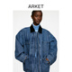 Arket Ropa para mujeres Algodón puro Algodón suelto Juque de mezclilla Azul 1263296001 Azul xxs 155/76a 32