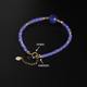 Ruohua (RUOHUA) Tanzanite 2-3/8-9mm/plain tanzanite bracelet for women 18K gold bracelet bracelet birthday gift for girlfriend 16-19cm adjustable