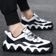 NOUVEAU ÉTÉ SUMBRE ARRESSEMENT EXTRACHANT SALSKELS CONSUDANTS Version coréenne de chaussures de papa polyvalente plus grandes chaussures pour hommes 9928 blanc et noir 36