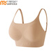 
Modal traceless underwear women's skin color without steel rings gathering upper support side to prevent sagging comfortable clothes transparent bra Invisible skin L [110-135Jin[Jin equals 0.5 kg]]
