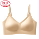 浪莎（LangSha）美背粉底液内衣女隐形无痕胸大显小新款吊带文胸罩 细肩带1件体验装 【隐形肤】 M (80-100斤)